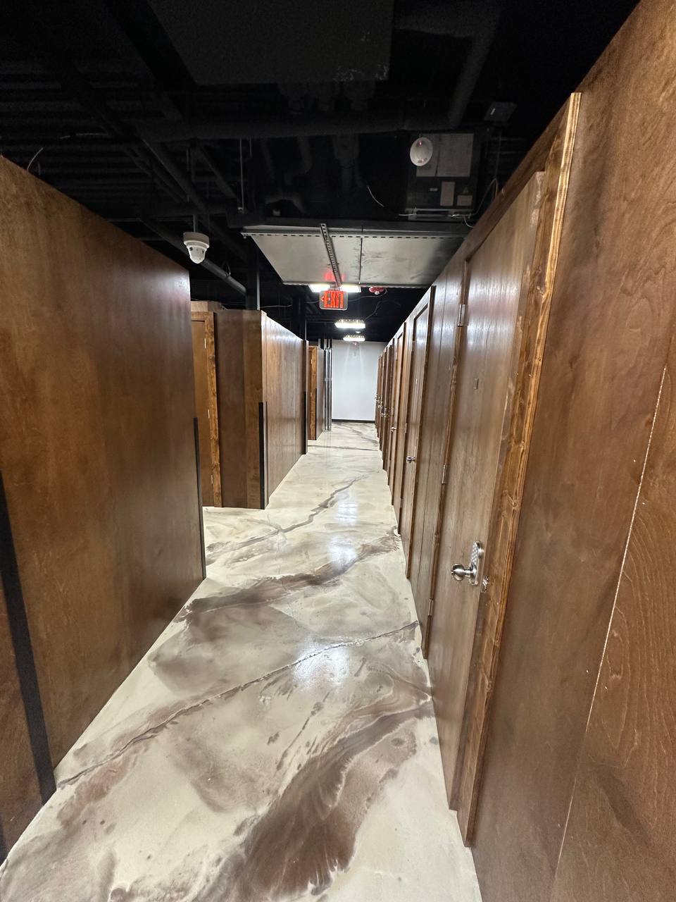 Private suite hallway