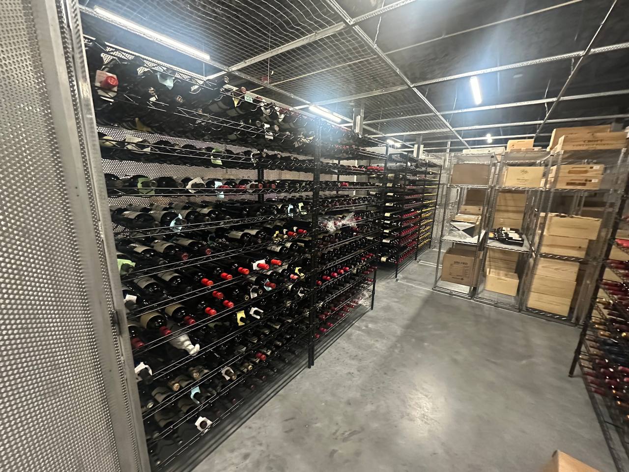 Wine bottle storage racks